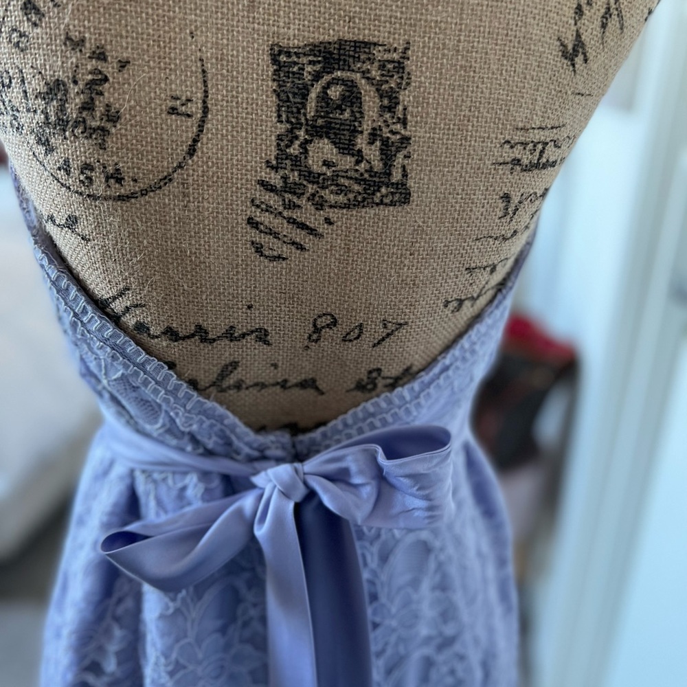 Beautiful Lavender, Mari Lee by Madeline Gardner Gown, Size 14 Strapless - Picture 6 of 11